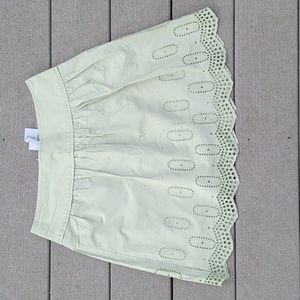 NWT Loft Mint Eyelet Hem Skater Skirt | Loft Eyelet Skirt